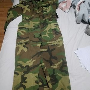 Vintage woodfield coveralls camo